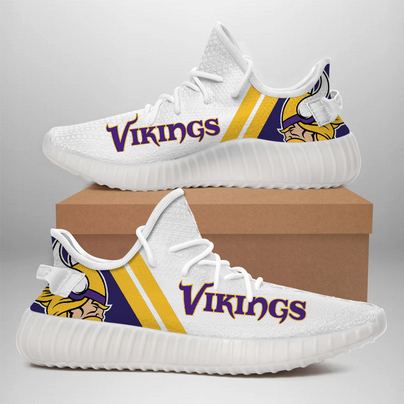 Minnesota Vikings NFL 350v Yeezy Sneakers For Men Women Fans