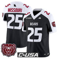 Missouri Jersey #25 Missouri State Bears 2025 Vapor Limited Stitched