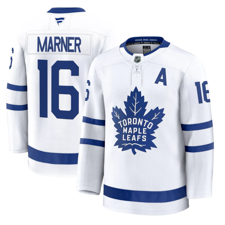 Mitch Marner Jersey #16 Toronto Maple Leafs Timeless Stitched 2025
