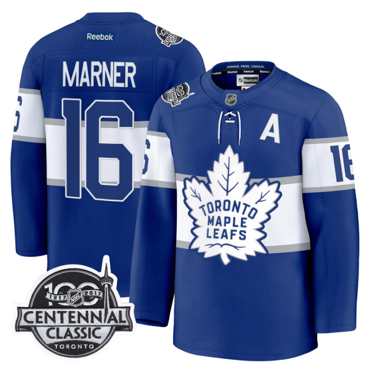 Mitch Marner Jersey #16 Toronto Maple Leafs Timeless Stitched 2025