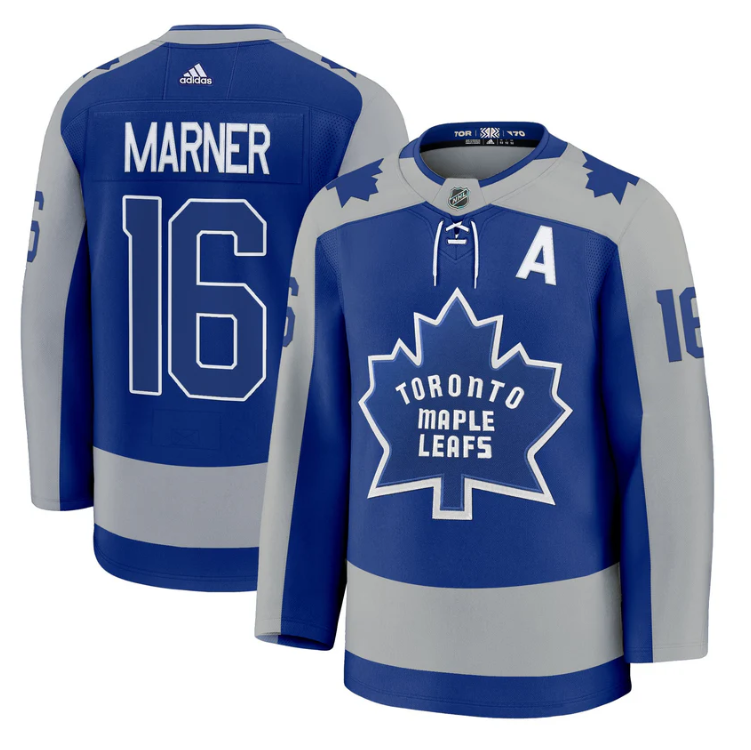 Mitch Marner Jersey #16 Toronto Maple Leafs Timeless Stitched 2025