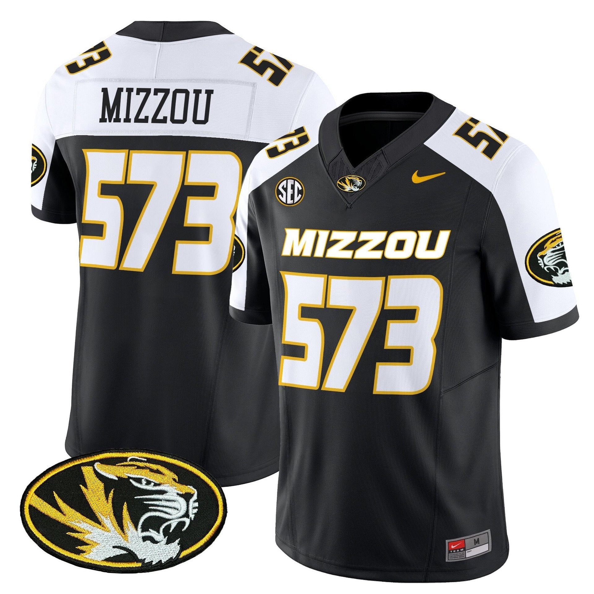 Mizzou Jersey #573 Missouri Tigers 2025 Vapor Limited Stitched