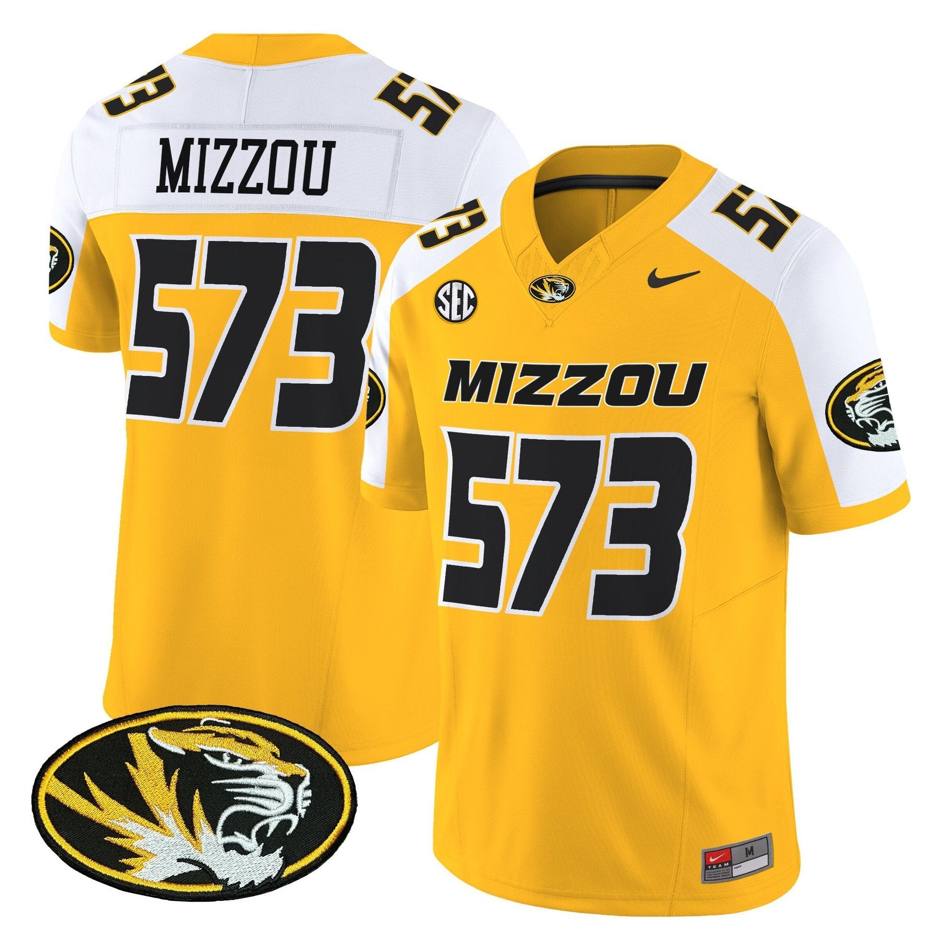 Mizzou Jersey #573 Missouri Tigers 2025 Vapor Limited Stitched