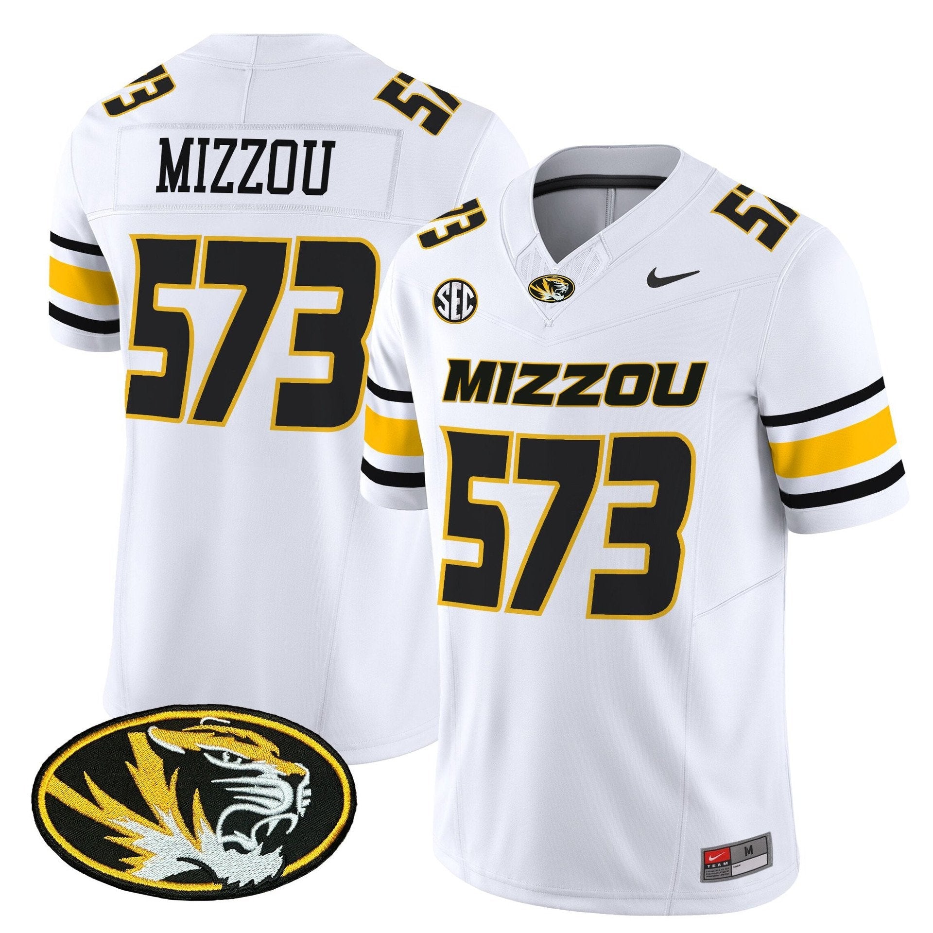 Mizzou Jersey #573 Missouri Tigers 2025 Vapor Limited Stitched