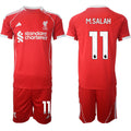 Mohamed Salah Jersey #11 Liverpool Red Home 2025-26 Soccer Suit