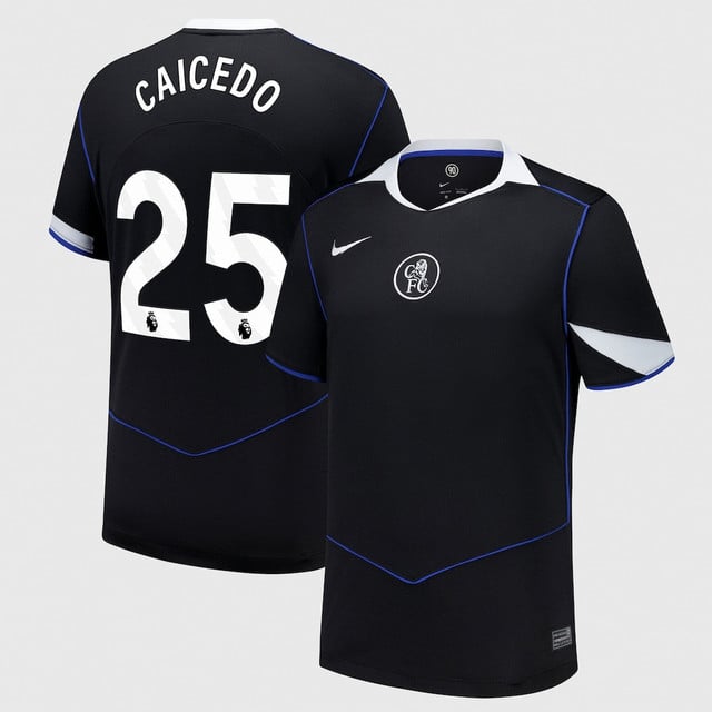 Nicolas Jackson 15 Chelsea 2025-26 Away Jersey – White