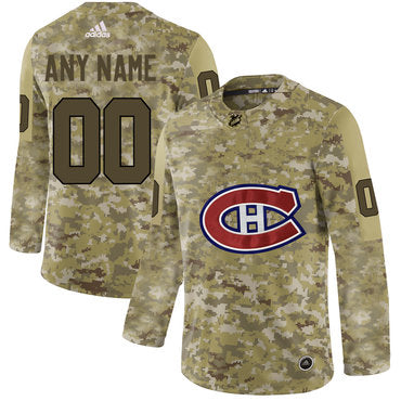 Montreal Canadiens Camo Customized Jersey Stitched