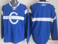 Montreal Canadiens Customized Blue Jersey Stitched
