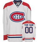Montreal Canadiens Customized White Jersey Stitched