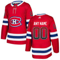 Montreal Canadiens Red Customized Drift Fashion Jersey Stitched