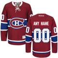 Montreal Canadiens Red Home Custom Stitched NHL 2016 Reebok Hockey Jersey Stitched