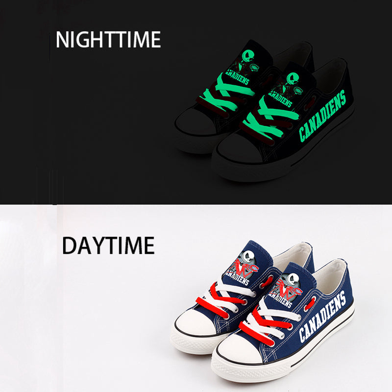 Montreal Canadiens Low Top Canvas Sport Sneakers Shoes For Men Women Fans