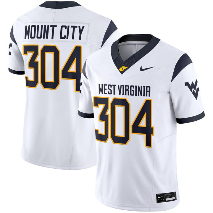 Mount City Jersey #304 West Virginia Mountaineers 2025 Vapor Stitched