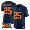 Mountaineers Jersey #25 West Virginia Mountaineers 1965 Throwback Stitched