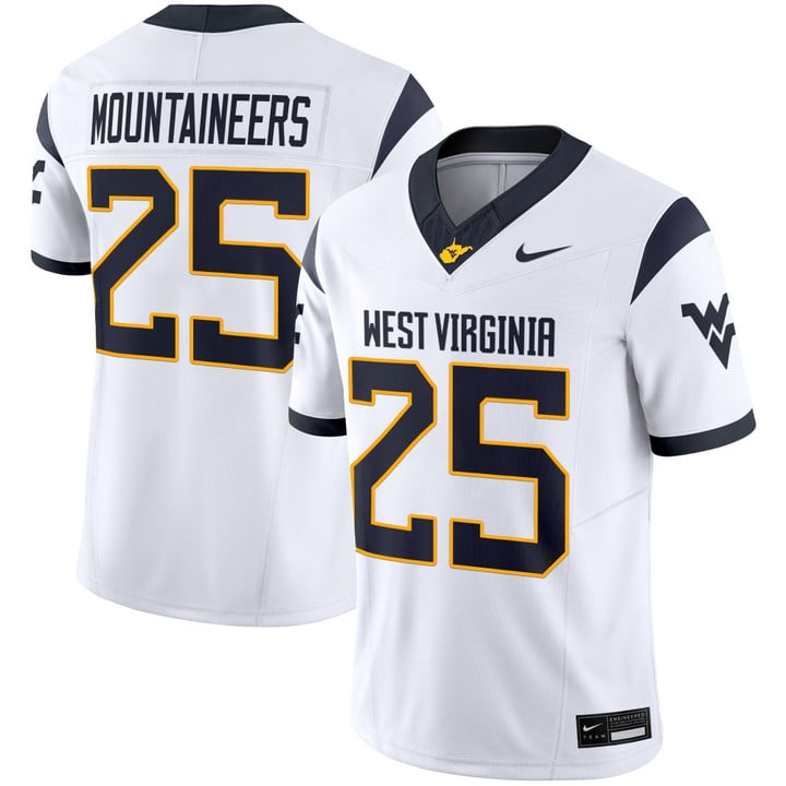 Mountaineers Jersey #25 West Virginia Mountaineers 2025 Limited Stitched