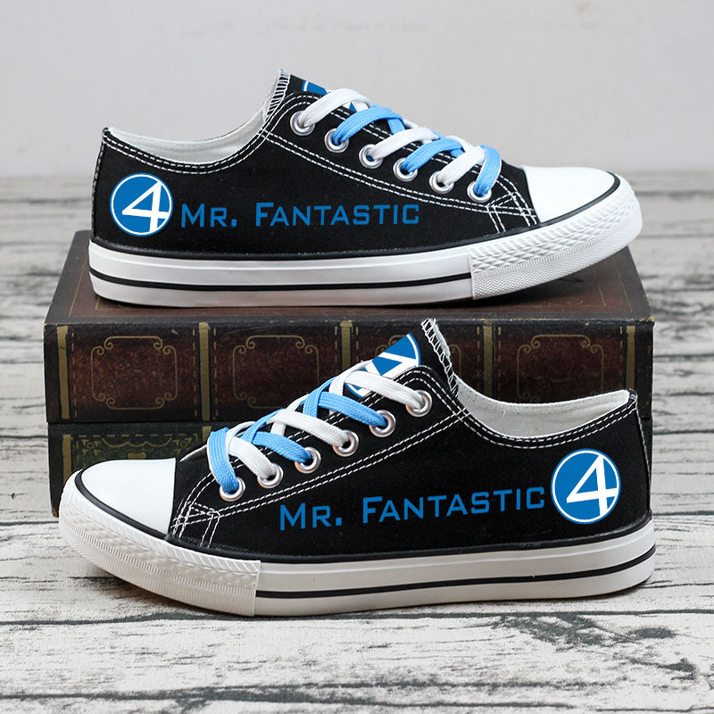 Mr. Fantastic Low Top Canvas Sport Sneakers Shoes For Men Women Fans