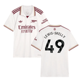 Myles Lewis-Skelly #49 Arsenal 2025-26 Third Jersey – Cream