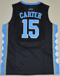 North Carolina Tar Heels #15 Vince Carter NCAA Basketball Jersey Black