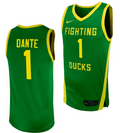 N'Faly Dante Jersey #1 Oregon Ducks Replica College Basketball uniform Green