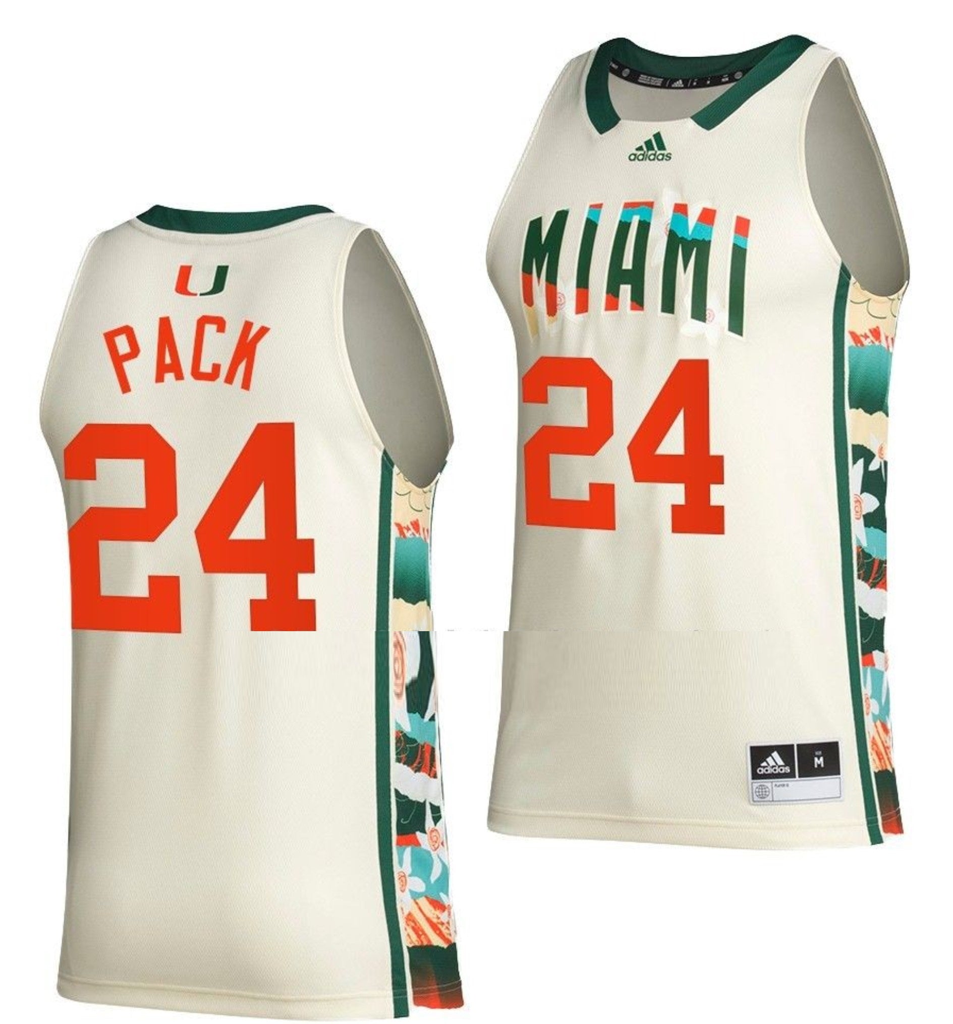 Nijel Pack Jersey Miami Hurricanes College Basketball White Honoring Black Excellence #24