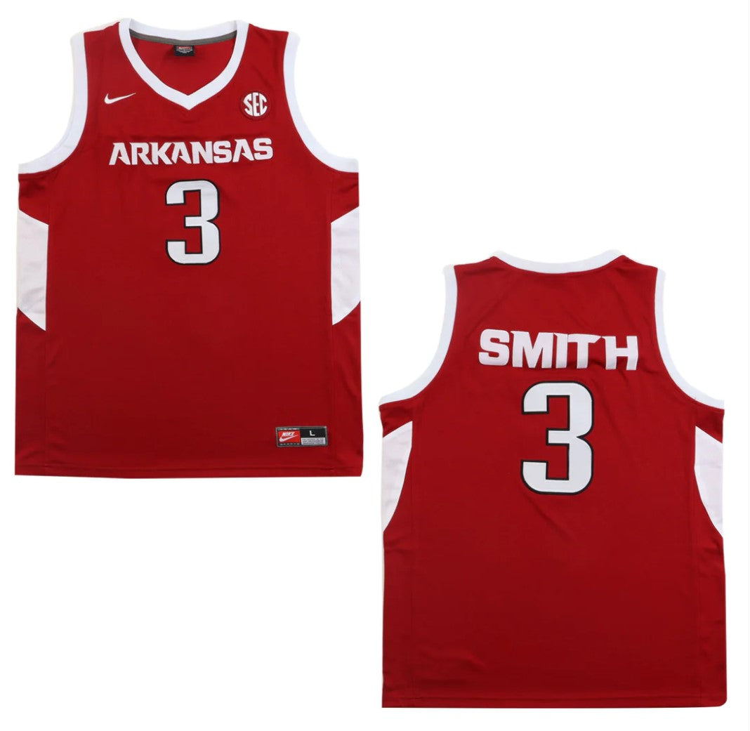 Nick Smith Jersey Arkansas Razorbacks College Basketball 100 Season #3