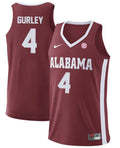 Noah Gurley Jersey Alabama Crimson Tide College Basketball Replica White #4
