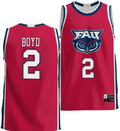 Nicholas Boyd Jersey #2 FAU Owls NIL College Basketball Lightweight Red