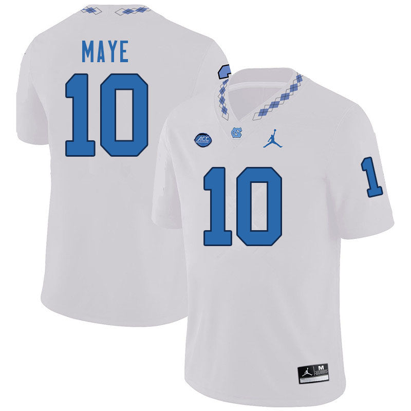 North Carolina Tar Heels Drake Maye Jersey #10 College Football