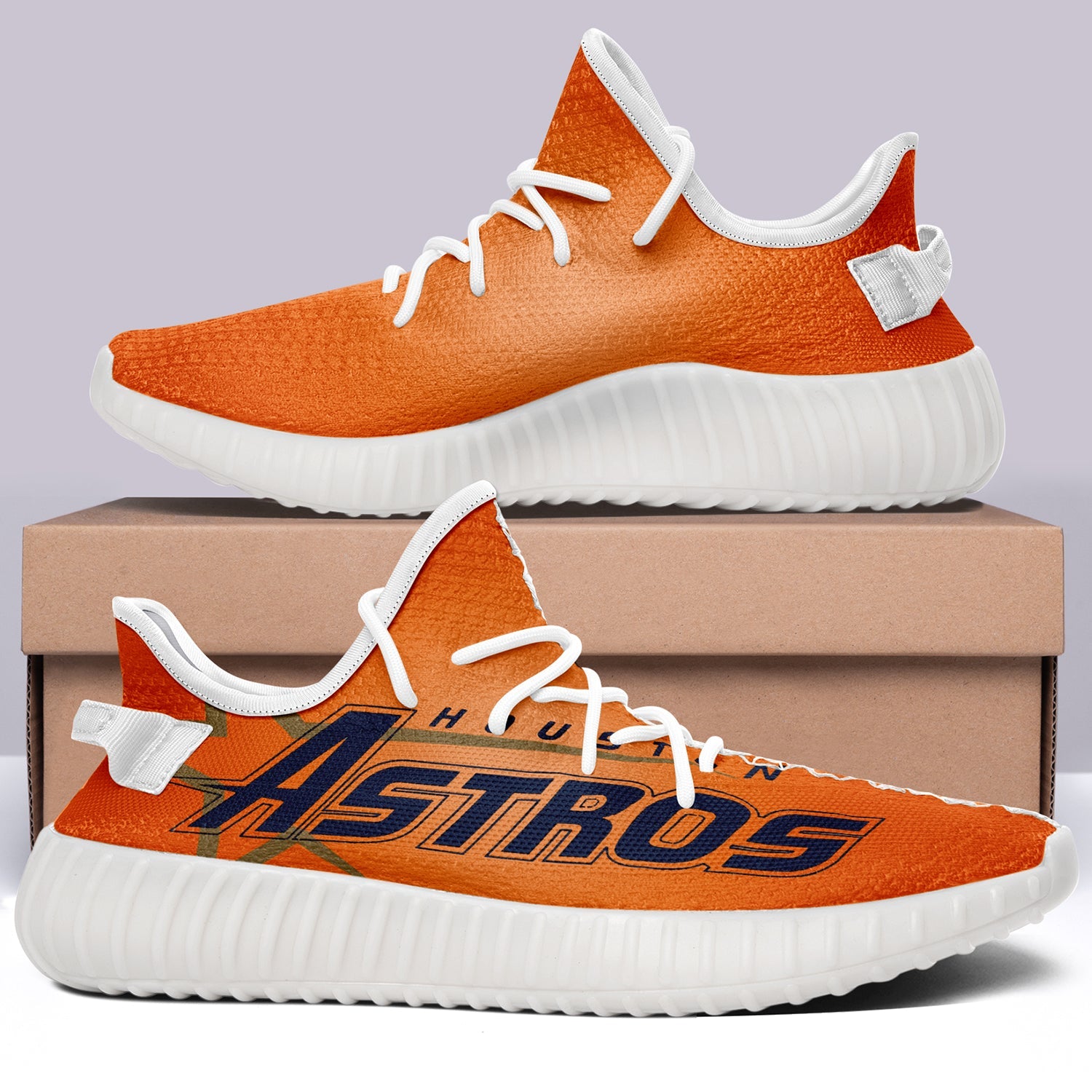 Houston Astros NFL 350v Yeezy Sneakers For Men Women Fans