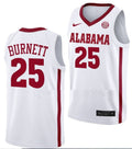 Nimari BurnettJersey Alabama Crimson Tide College Basketball Replica White #25