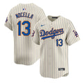 NOCELLA #13 Los Angeles Dodgers Cream Jersey - All Stitched