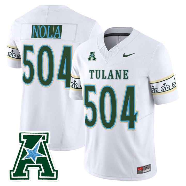NOLA Jersey #504 Tulane Green Wave 2025 City Edition Limited Stitched