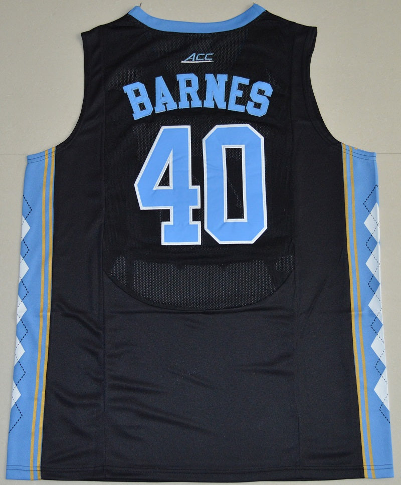North Carolina Tar Heels #40 Harrison Barnes NCAA Basketball Jersey Black