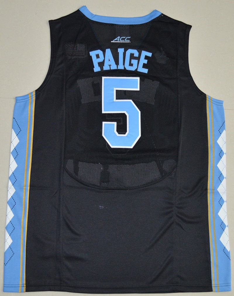 North Carolina Tar Heels #5 Marcus Paige NCAA Basketball Jersey Black