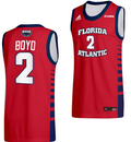 Nicholas Boyd Jersey #2 FAU Owls College Basketball Replica uniform Black