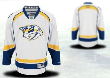 Nashville Predators Customized 2012 White Jersey Stitched