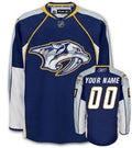 Nashville Predators Customized Blue Jersey Stitched