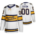 Nashville Predators Customized White 2020 Winter Classic Jersey Stitched
