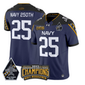 Navy 250th Jersey #25 Navy Midshipmen Jolly Rogers 2025 Trophy Stitched Navy