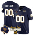 Custom Notre Dame Fighting Irish Football  2025 Orange Bowl Champions Jersey