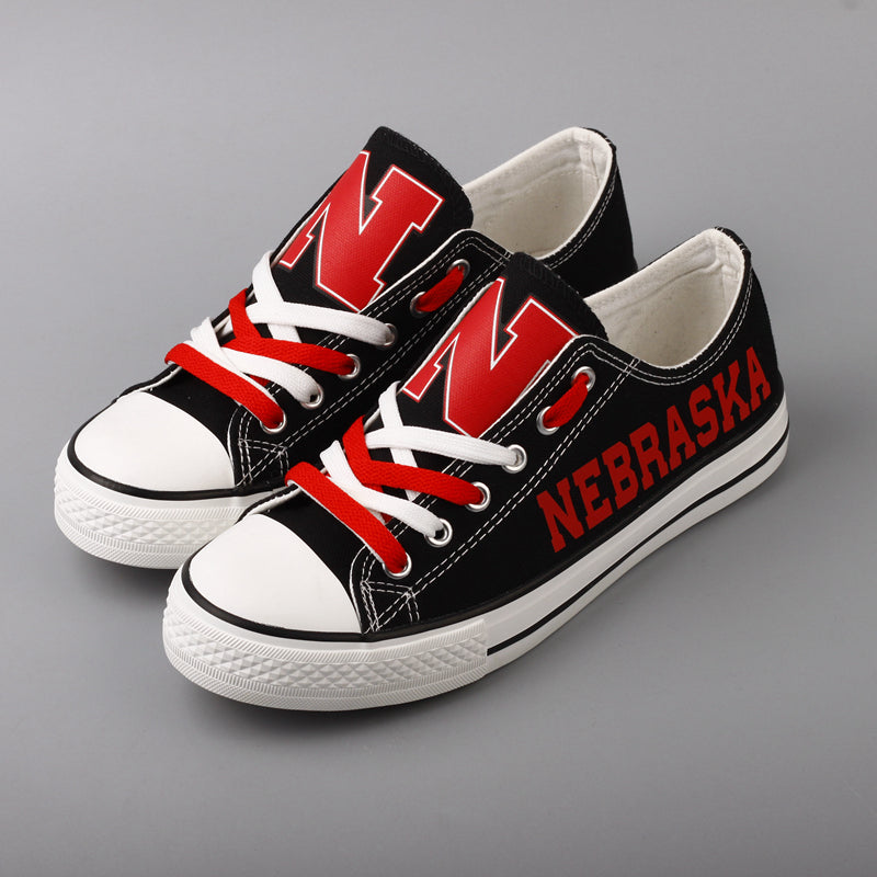 Nebraska Cornhuskers Sport Sneakers Shoes For Men Women Fans