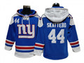 New York Giants #44 Cam Skattebo Royal Ageless Must-Have Lace-Up Pullover Hoodie
