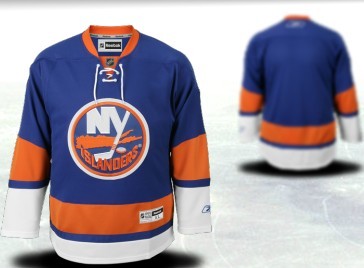 New York Islanders Customized Blue Third Jersey Stitched