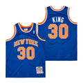 New York Knicks #30 King Movie Basketball Jersey White