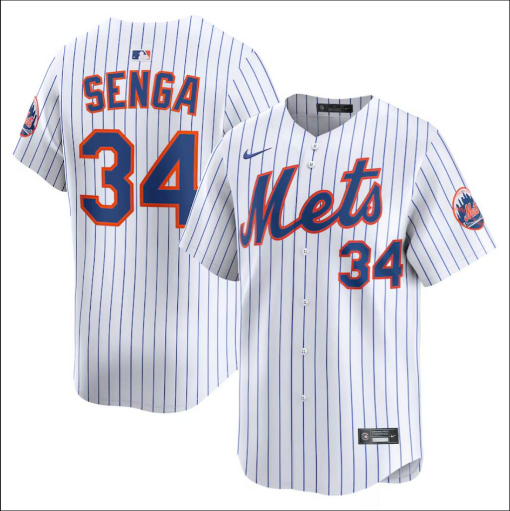 New York Mets #34 Kodai Senga Jersey Stitched