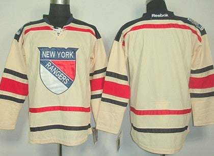 New York Rangers Customized 2012 Winter Classci Cream Jersey Stitched