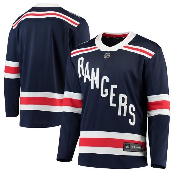 New York Rangers Navy Blue 2018 Winter Classic Stitched NHL Custom Jersey