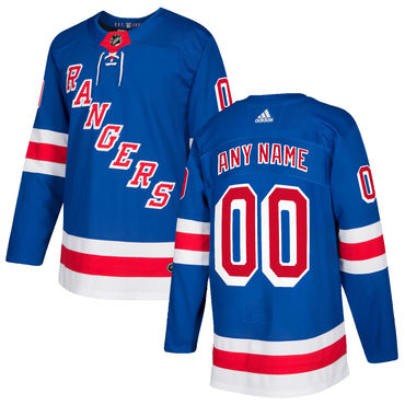 New York Rangers Royal Blue Home 2017-2018 Stitched NHL Jersey