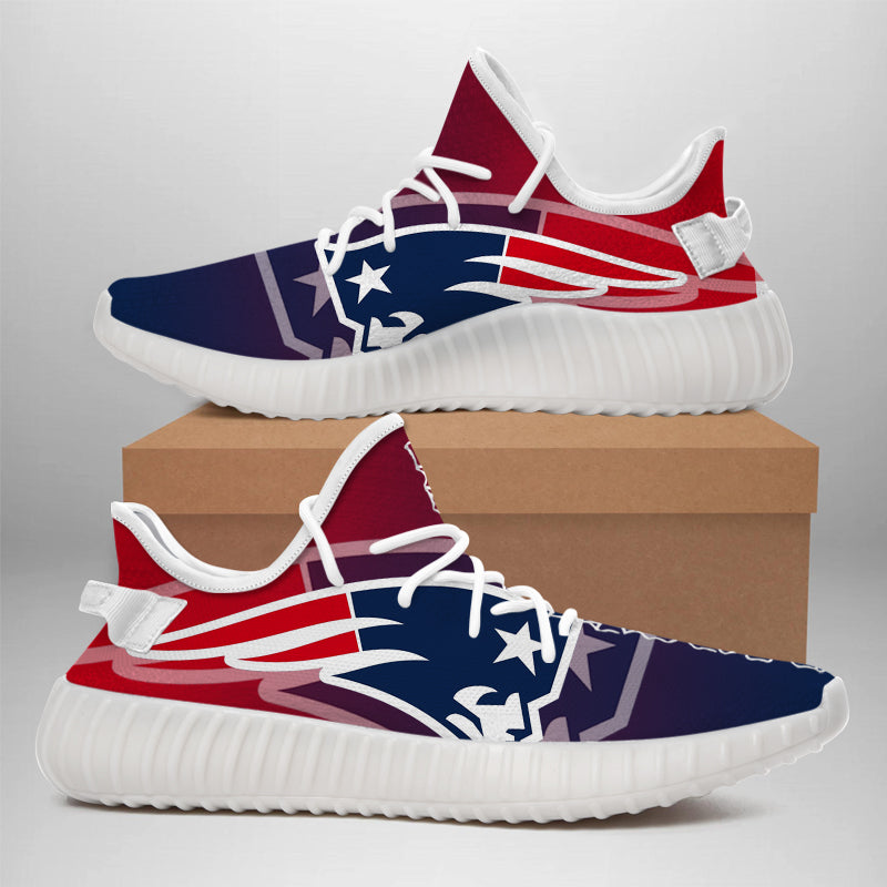 New England Patriots NFL 350v Yeezy Sneakers For Men Women Fans