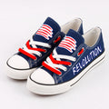 New England Revolution Low Top Canvas Sport Sneakers Shoes For Men Women Fans